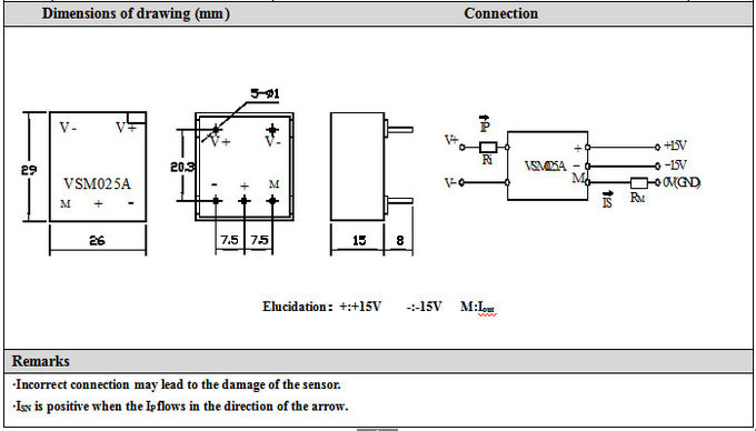 Wechselstrom-/DC-pulsierte Halleffektspannungs-Sensor für das Messen direkt/und mischte Spannung
